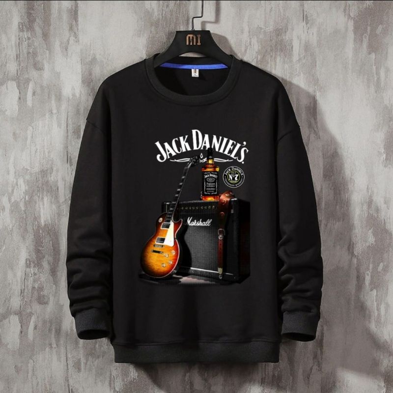 COD/DS/BAJU SWEATER HITAM MOTIFF (M-L)