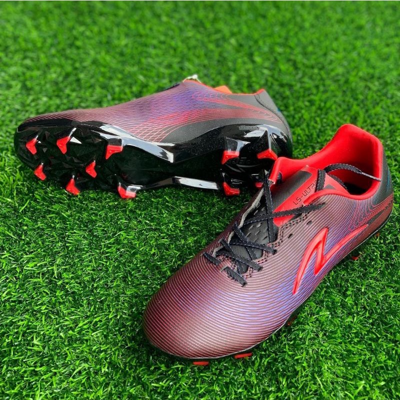 Sepatu Bola Specs Accelerator Lightspeed Ultra Black Cell Red