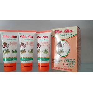 Phe Sha Beauty Cream Pemutih Wajah Original Isi 3 Tubs