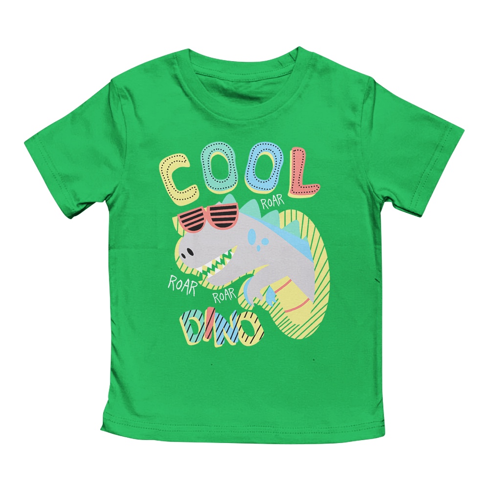 Kaos Anak Laki Laki Perempuan 1-10 Tahun Unisex Cool Dino