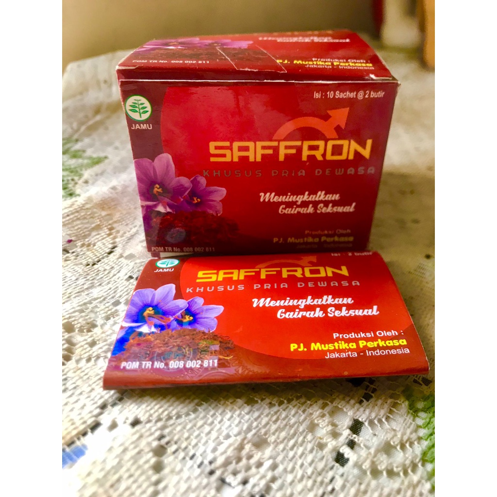 JAMU KUAT HERBAL SAFFRON KHUSUS PRIA DEWASA UNTUK STAMINA