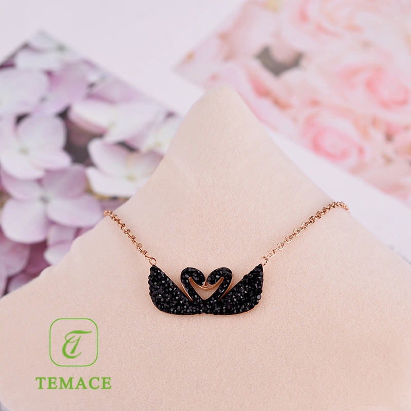 Kalung Titanium premium Lapis Emas 18K Model angka romawi rantai classic