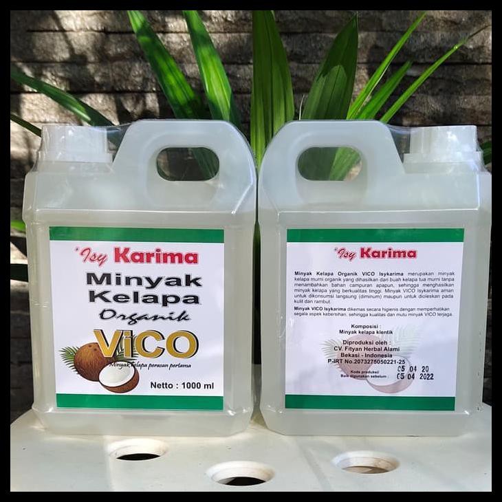 

VCO virgin coconut oil - minyak vco grade A - vco 1 liter isykarima