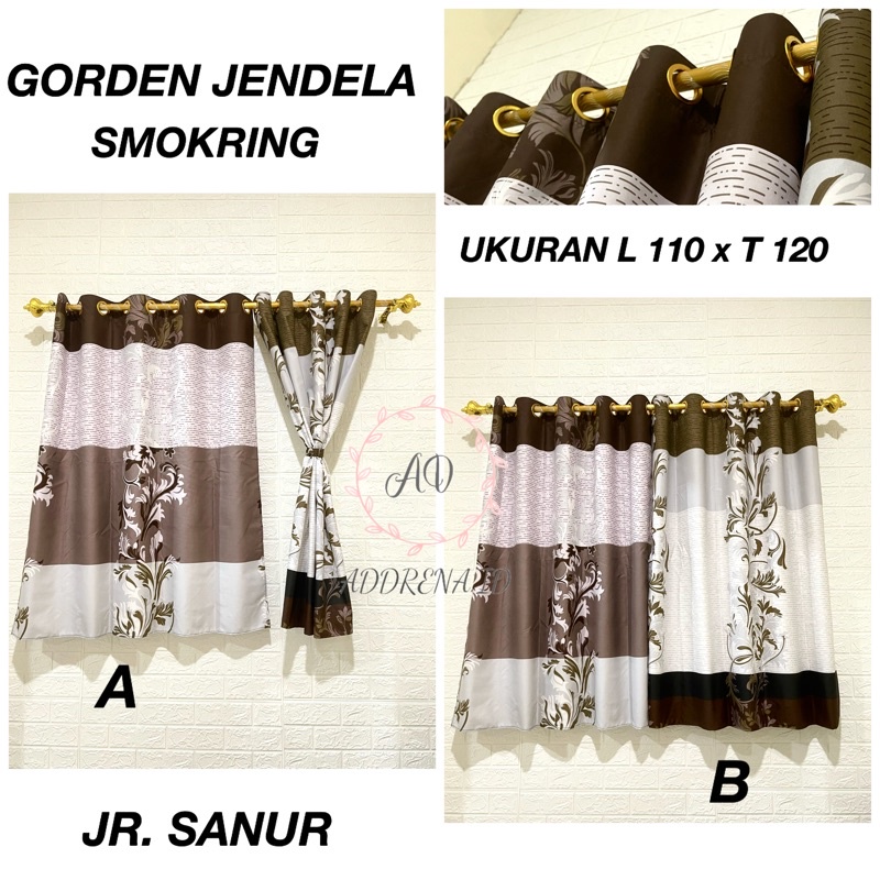 GORDEN JENDELA POLOS UK 120 JENDELA KAMAR PENDEK