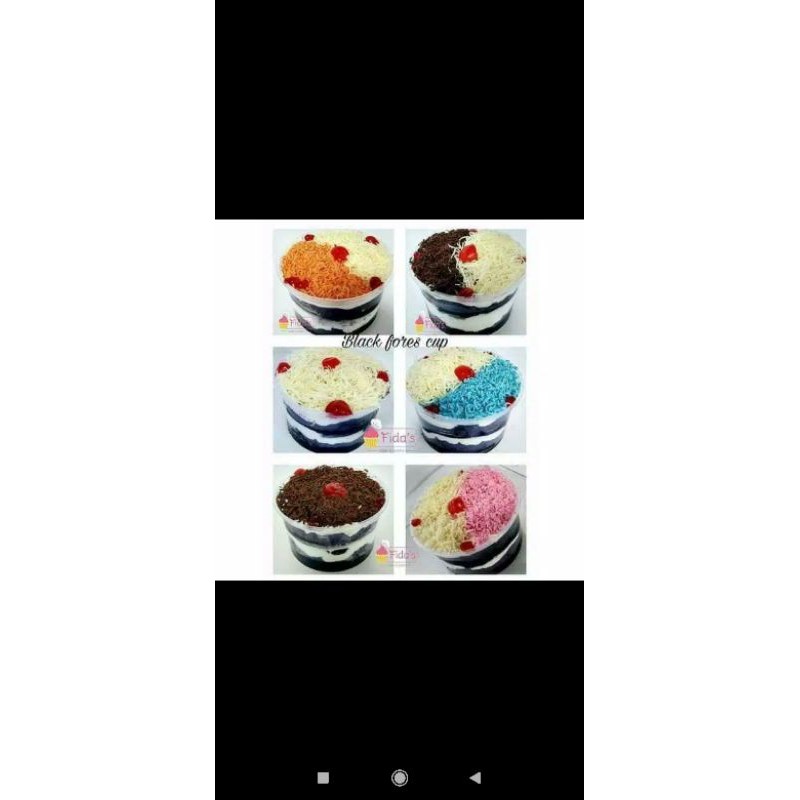 

Kue Dessert Cup aneka rasa