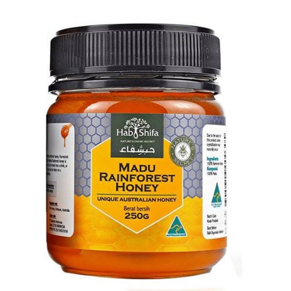 

Dijual Madu Rainforest Honey Hab Shifa 250gr Limited