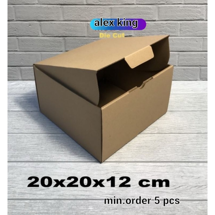 

Kardus Box Die Cut uk. 20x20x12 cm Karton Kotak.diecut