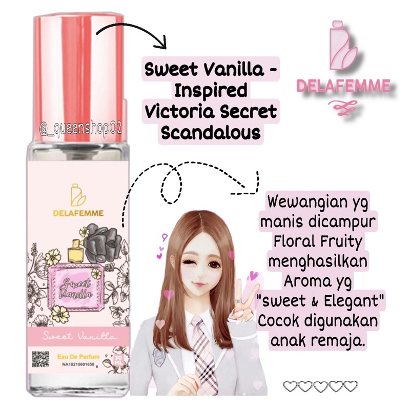 PARFUM SWEET VANILLA DELAFEMME