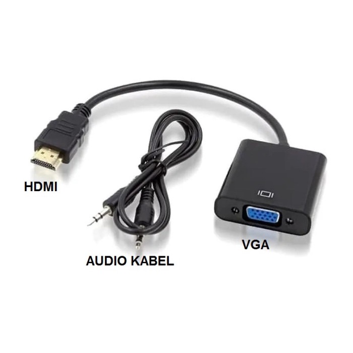 CONVERTER HDMI TO VGA PORT AUDIO