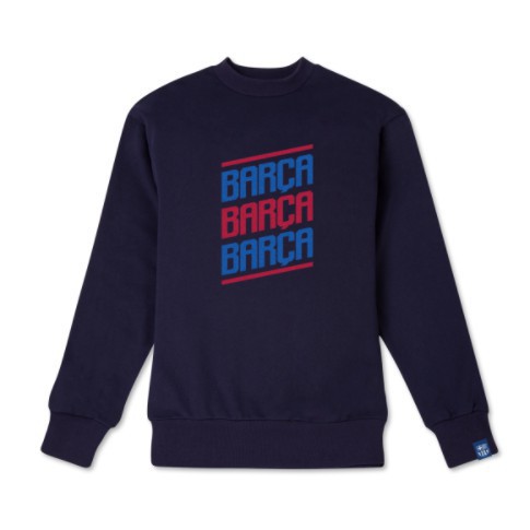 JACKET SWEATER JUMPER BARCELONA BARCA BARCA BARCA NAVY