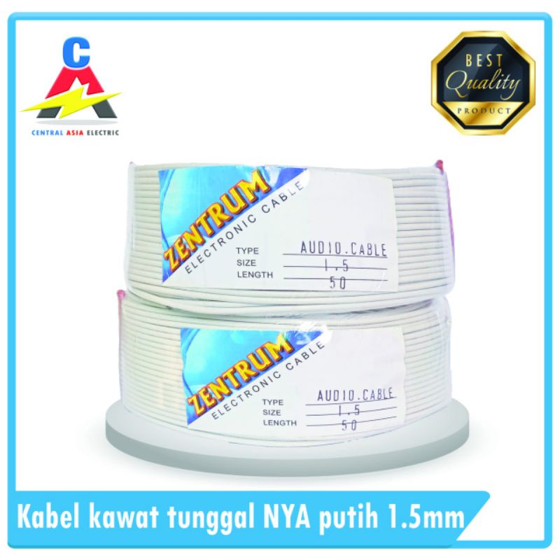 Kabel Listrik Kawat NYA 1 x 1.5 (50 Yard)