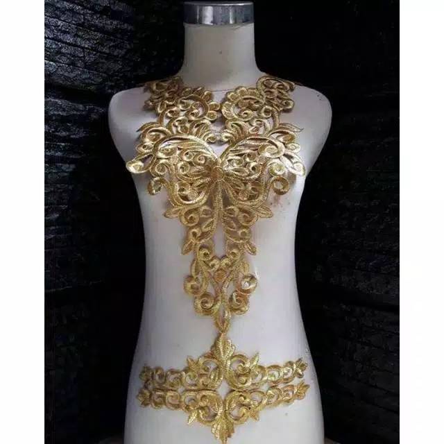 Choker tari,  kalung tari,  aksesoris tari jaipong