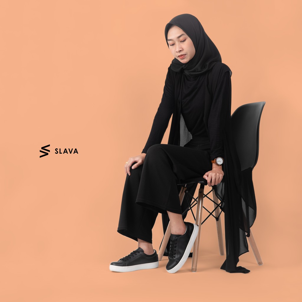 SLAVA - Blossom Black Sepatu Sneakers Wanita - Original Footwear-6