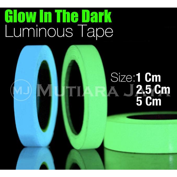 

Promo Awal tahun Lakban Glow In The Dark Tape Selotip Fosfor Luminous Sticker Stiker Promo Awal tahun