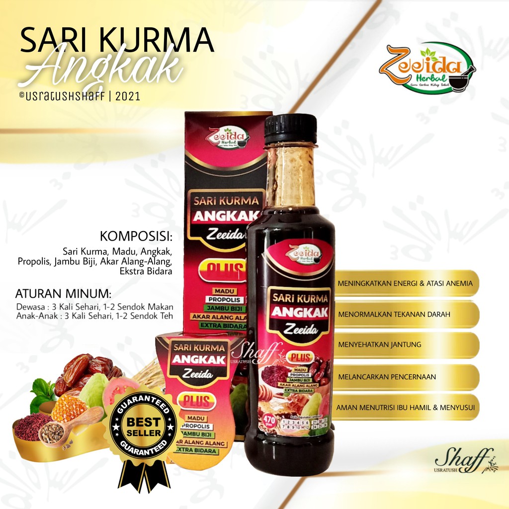 

Usratush Shaff | SARI KURMA ANGKAK ZEEIDA