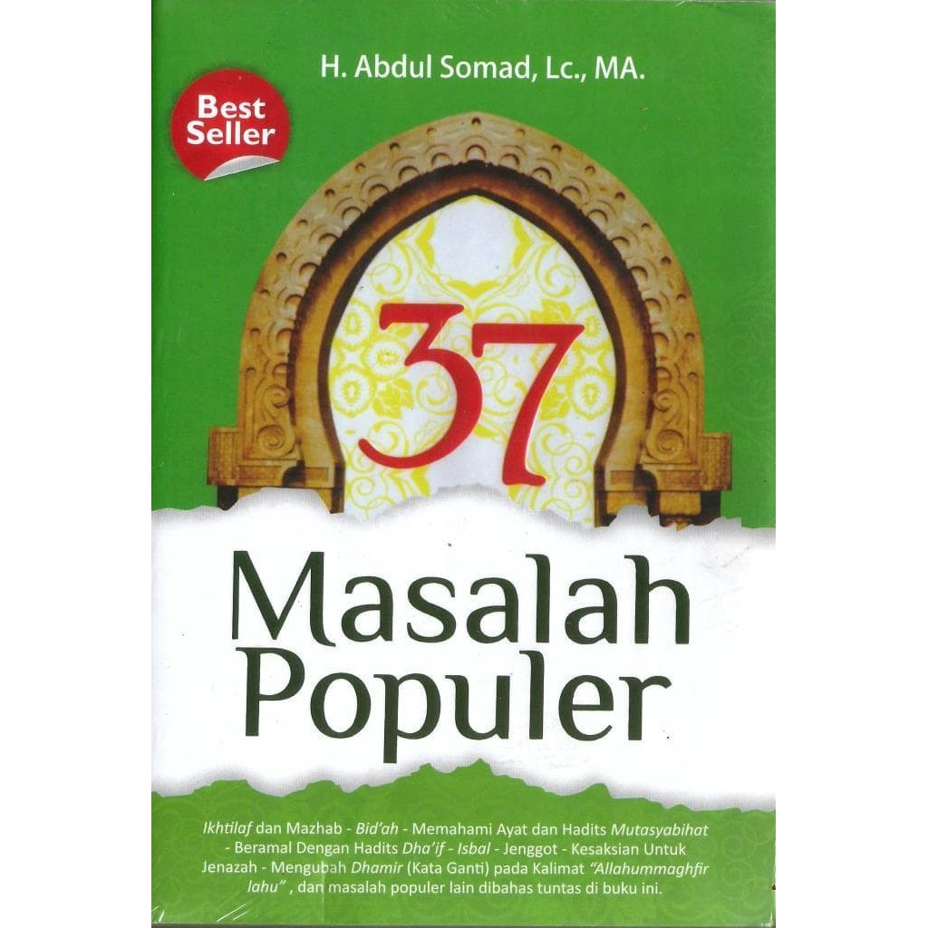 Buku 37 MASALAH POPULER H ABDUL SOMAD, Lc., MA