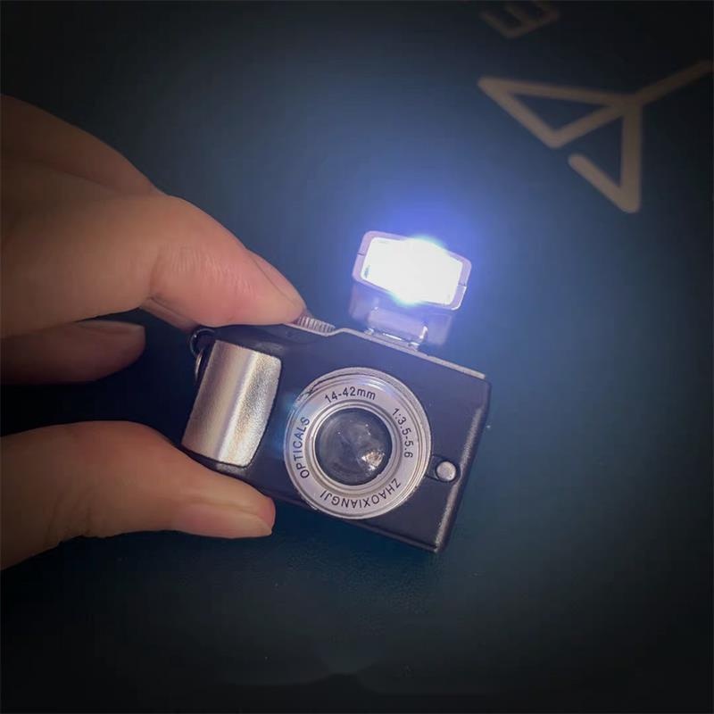 Glowing Camera Necklace Accessories Hip Hop Retro Pendant Trend