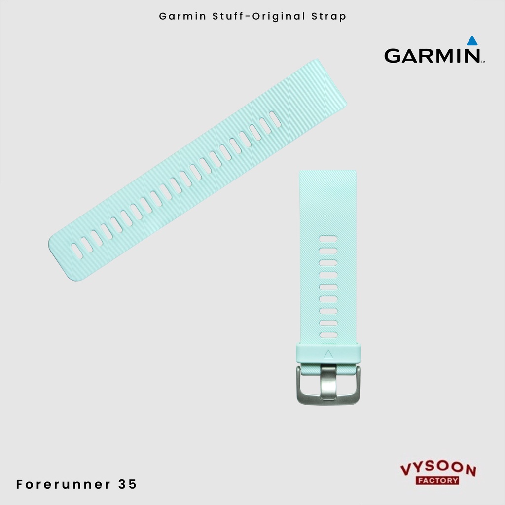 Strap Rubber Tali Jam Smartwatch Garmin Forerunner 35 - Aqua Blue