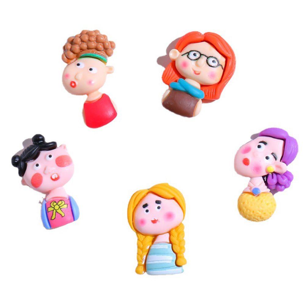 Mxbeauty Kartun Klip Anting Lucu Temperamen Hadiah Resin Anak Tanpa Tindik Gaya Korea Earrings