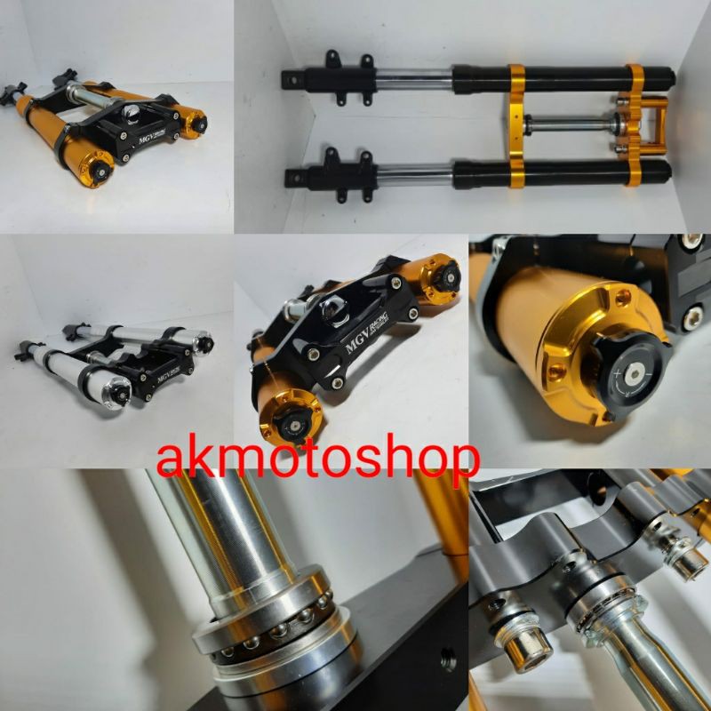 shock usd upside down MGV yamaha byson dan vixion adjustable asli fungsi