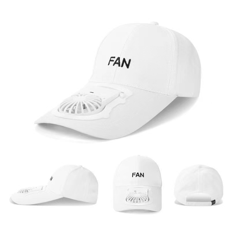 FASHION TRAVELING TOPI KIPAS ANGIN USB MINI CAP WITH MINIFAN USB