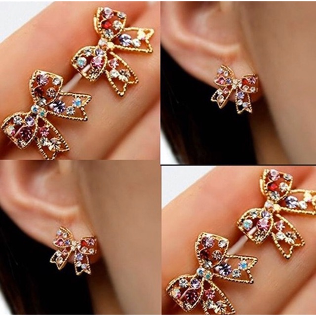 Anting stud Wanita Bowknot
