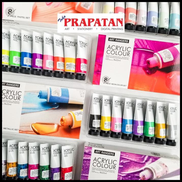 

Cat Akrilik / Art Rangers Acrylic Colour Neon Color Set 8 Colors 22 Ml