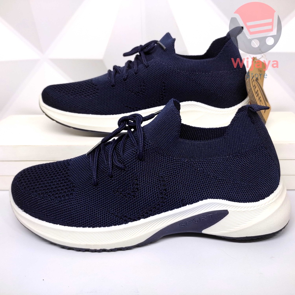 Sepatu Wanita Sneakers Rajut Import Olahraga dan Kasual dengan Sentuhan Fashionable