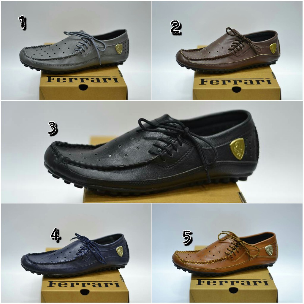 Sepatu formal casual pria  FERRARI  ELEGAN Bawahan pria  