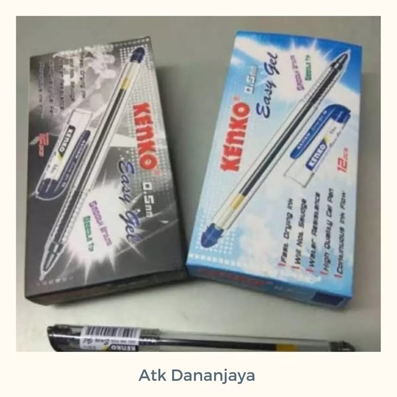

Pulpen Kenko Easy gel 0.5mm // Pulpen kenko // Pulpen murah