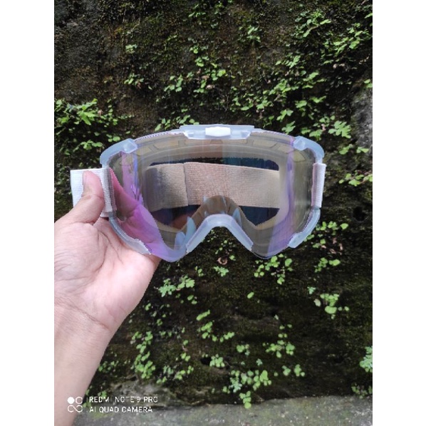 Kacamata Helm Cross Goggle Safety Inko Clear