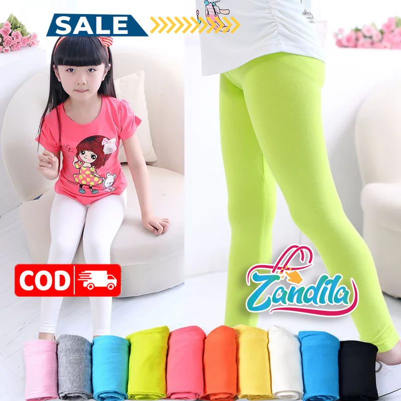 8.8 SALE Legging Anak Perempuan Panjang Usia 3-9 Tahun HS