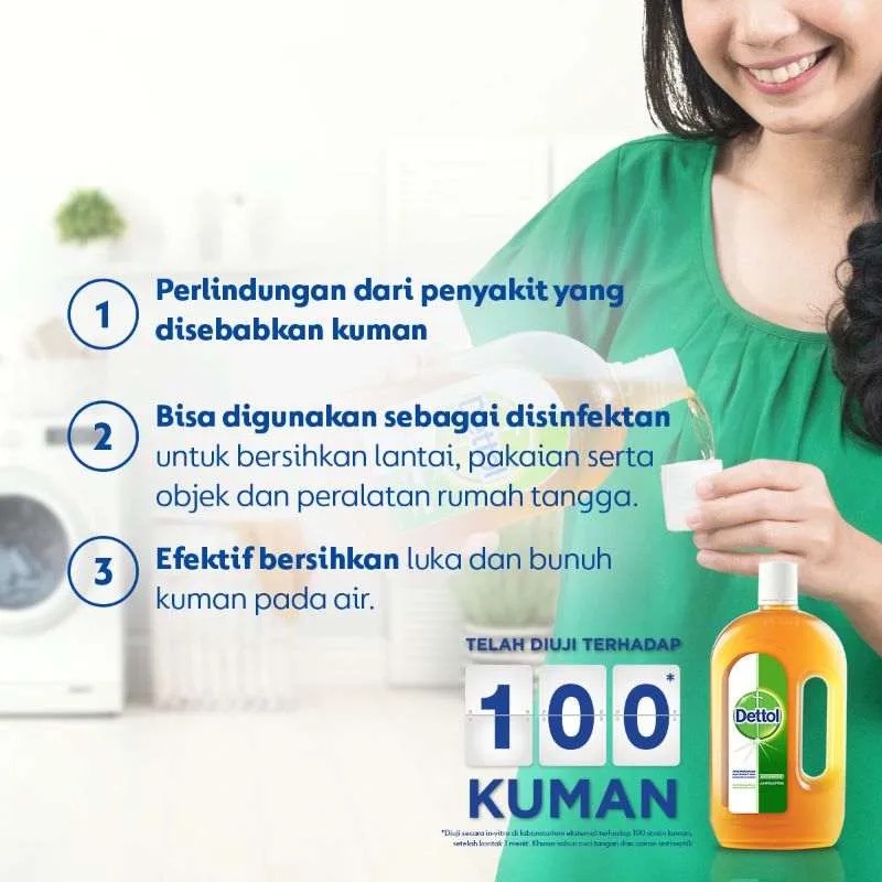 ★ BB ★ Dettol Antiseptic Liquid 95ml - 245ml - Cairan Antiseptik