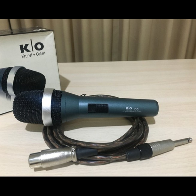 MICROPHONE MIC CABEL MIKROPON MIK KABEL KRUNEL + OSTAN D5 ORIGINAL ORI BAGUS TERLARIS TERBAIK GARANSI