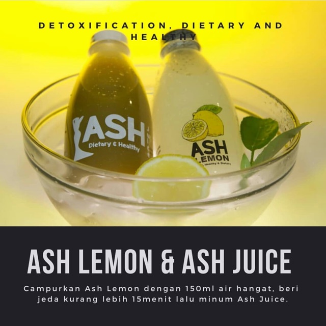ASH JUICE DAN ASH LEMON