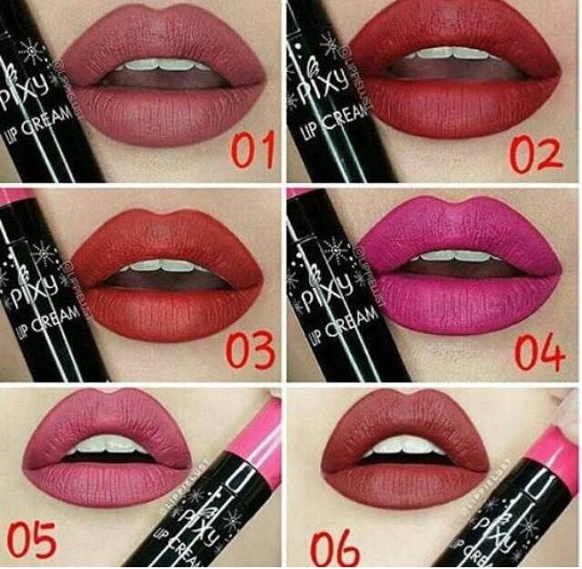 PIXY LIP CREAM MATTE 01 s/d 12