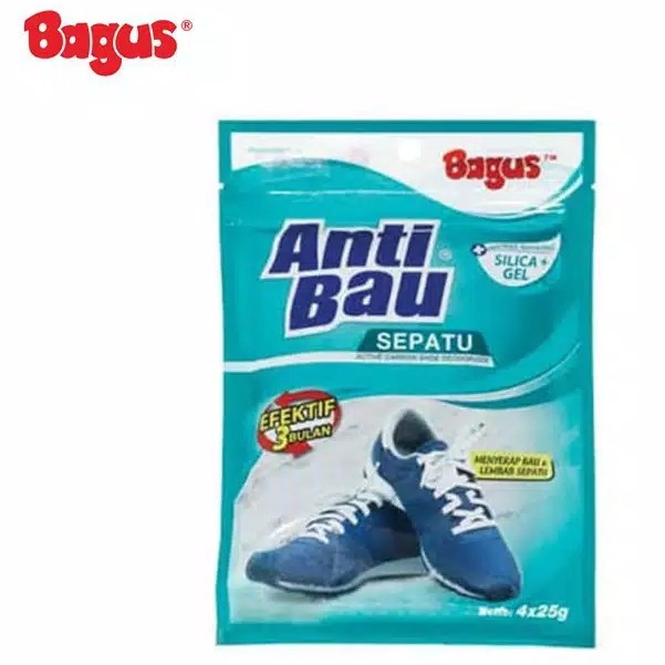 BAGUS Anti Bau Sepatu 4x25gr Penghilang Bau Sepatu