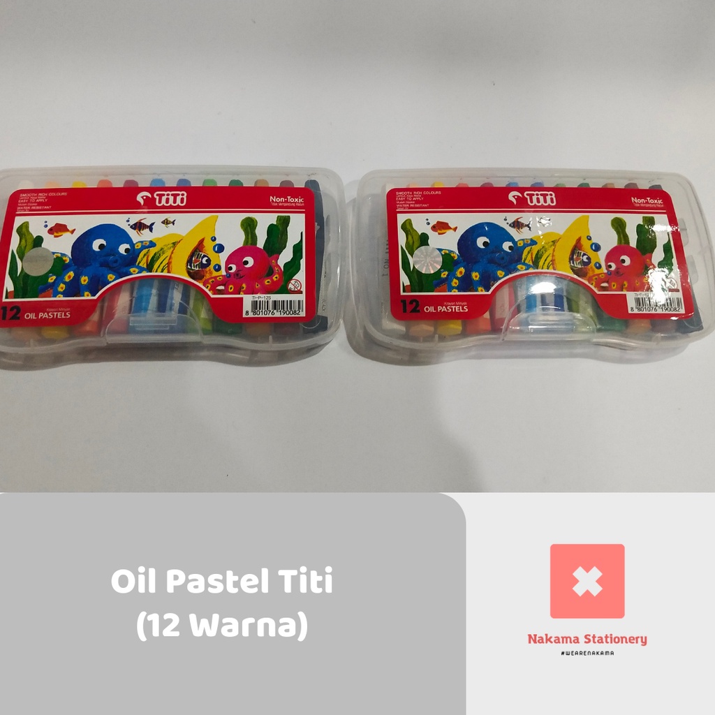 

Crayon Titi Oil Pastel 12 Warna Krayon Titi 12S