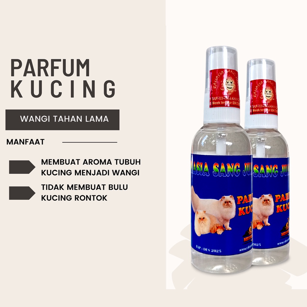 PARFUM KUCING WANGI TAHAN LAMA