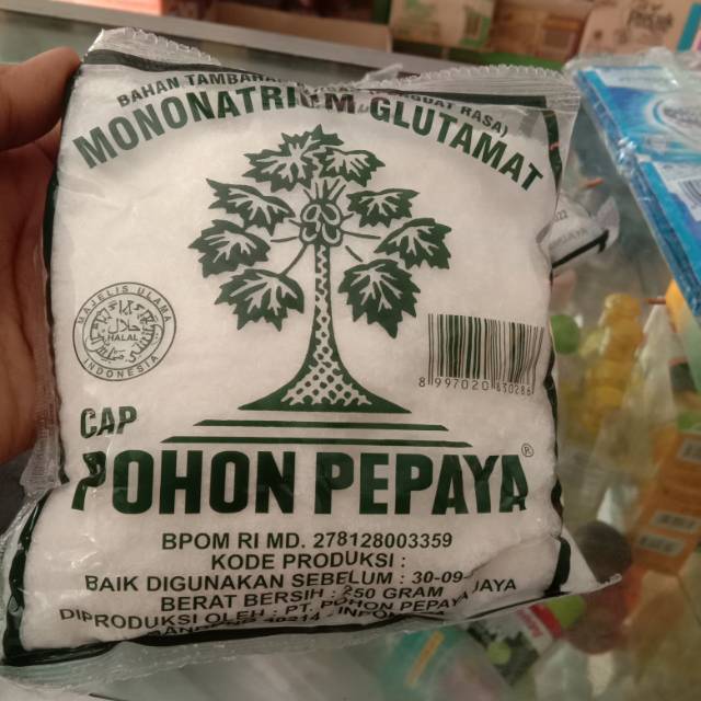 

Mecin cap pohon pepaya/pecin /penyedap rasa
