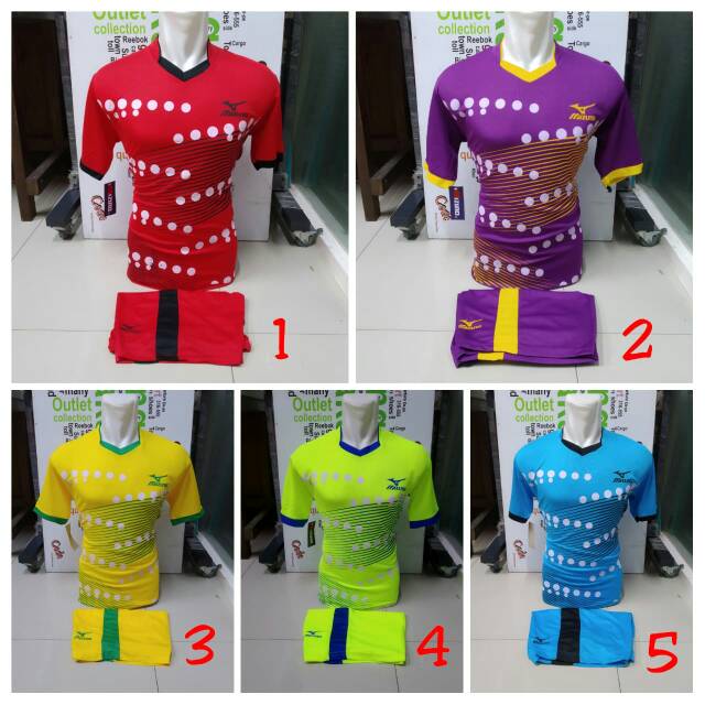 Baju Voli Jersey Voli Setelan Baju Voli Baju Olahraga Bola Voli
