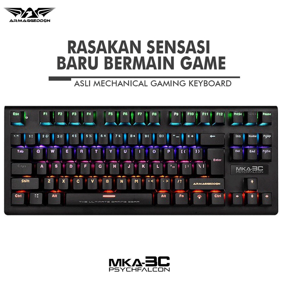 Keyboard Gaming Mechanical Armaggeddon MKA-3C PSYCHFALCON Wired