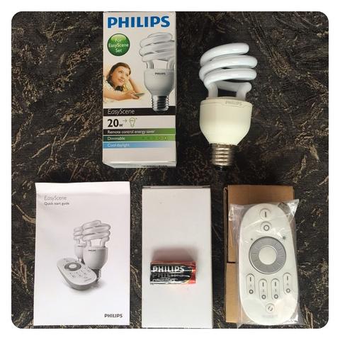 PHILIPS EASYSCENE LAMPU + REMOTE TER UPDATE 15W DAN 20 WATT