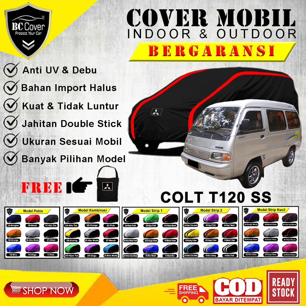 Body Cover Mobil Mitsubishi Colt T120SS, Sarung Mobil Colt T120 SS, Tutup Mantel Pelindung Jas Penutup Mantol Kerudung Selimut Colt T120SS Outdoor