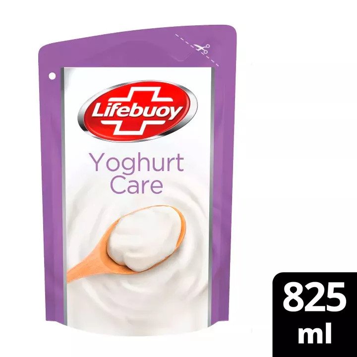 Lifebuoy Body Wash Yogurt Sabun Cair Refill 825ml - Lifebuoy Yogurt