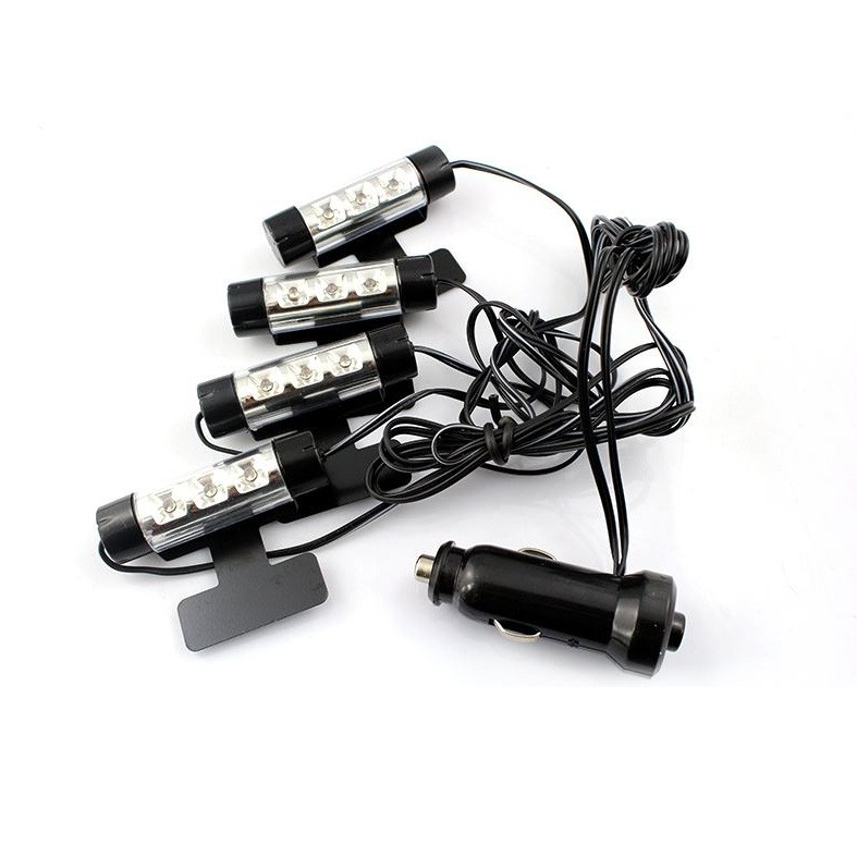 Lampu LED Hias Interior Mobil Colokan Rokok 12V