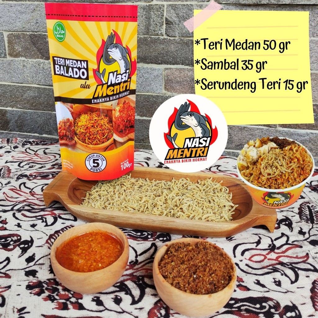 

Teri Medan balado / teri kacang /sambal teri /sambel teri / teri toge
