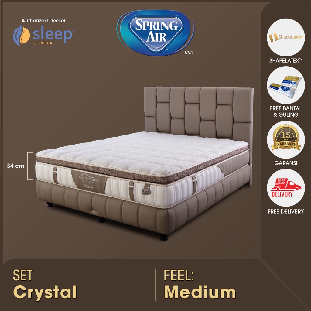 SC Spring Air CRYSTAL - Bed Set