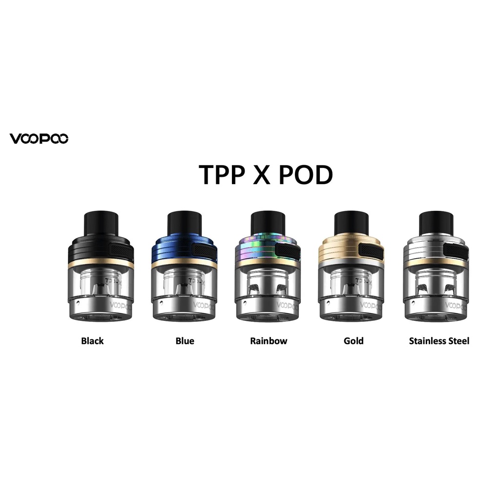 TPP X POD TANK WITH 2 COIL &amp; ADAPTER AUTHENTIC