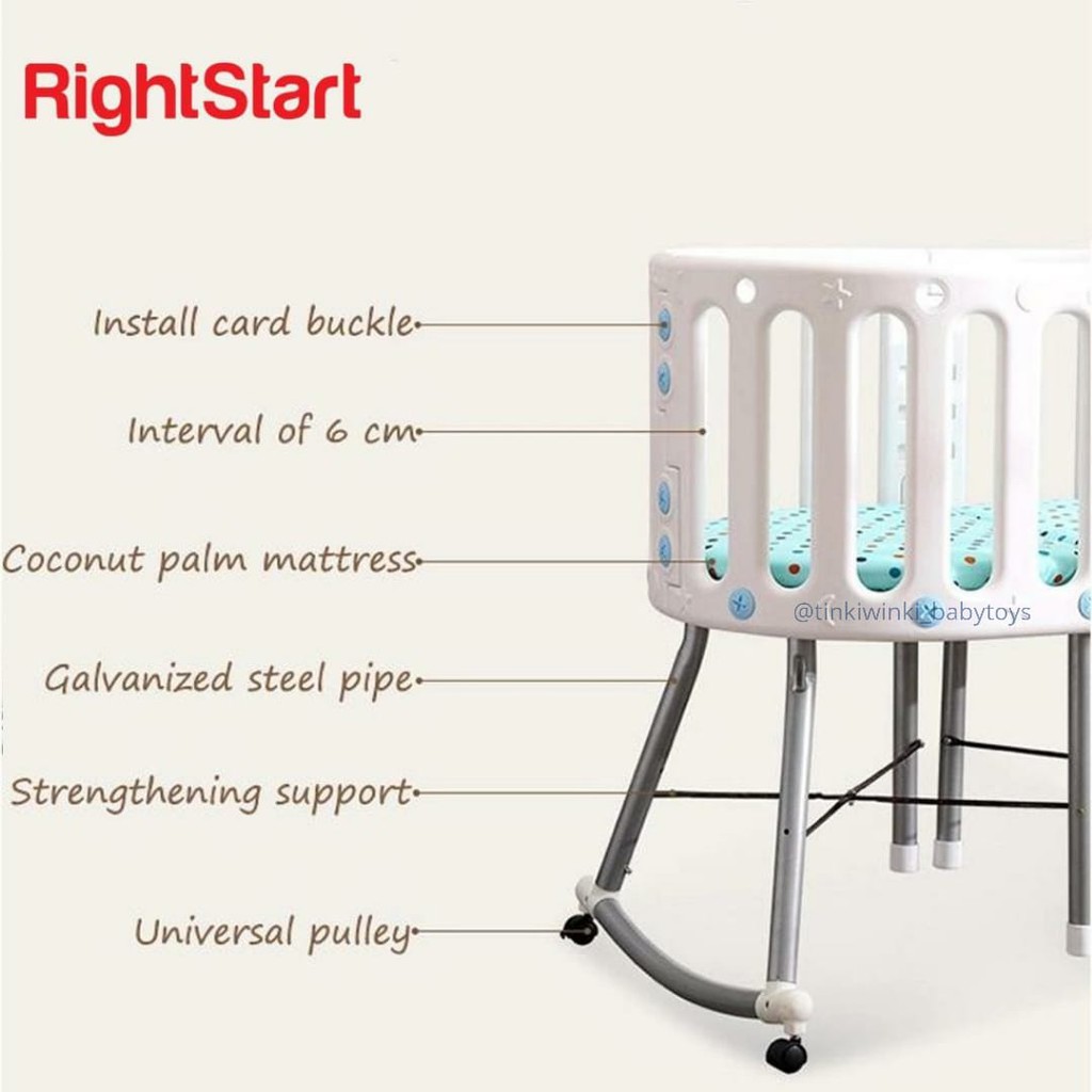 Rightstart Multifunction Baby Bed